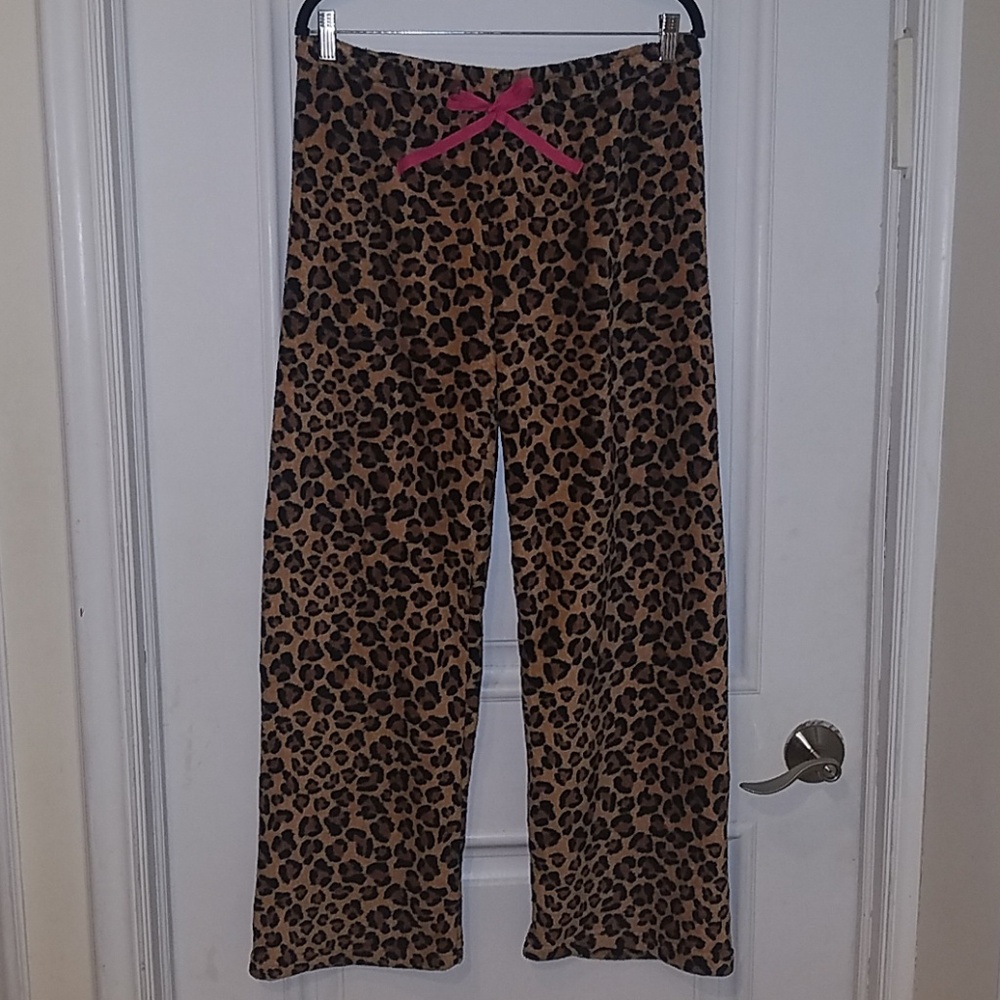 Pajama Drama | Leopard pajama pants